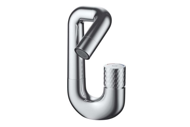 Изображение товара Смеситель для умывальника IDDIS Twist с нажимным управлением