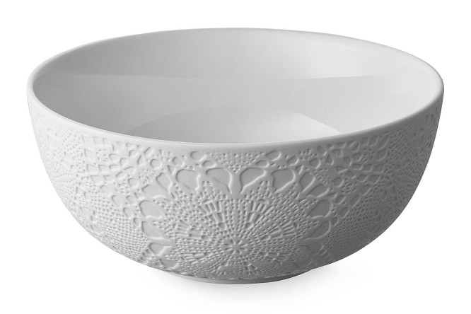 Изображение товара Салатник HOFF Беарнез из фарфора, объем 1630 мл, стильный дизайн