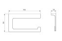 Держатель для туалетной бумаги IDDIS Slide