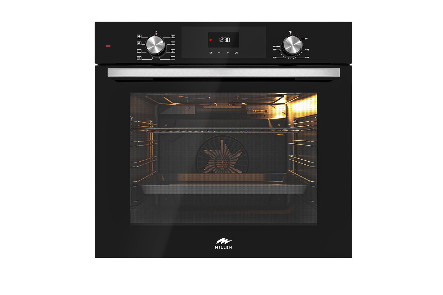 Электрический духовой шкаф MILLEN Meo 6002 BL 59.5х59.5х53 см