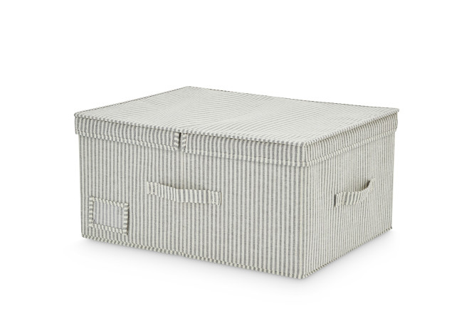 Изображение товара Короб с крышкой HOFF Stripe для хранения вещей 50x23.6x38.8 см
