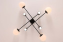 Люстра SCHAFFNER Ollega 28 кв.м., 90x15x90 см