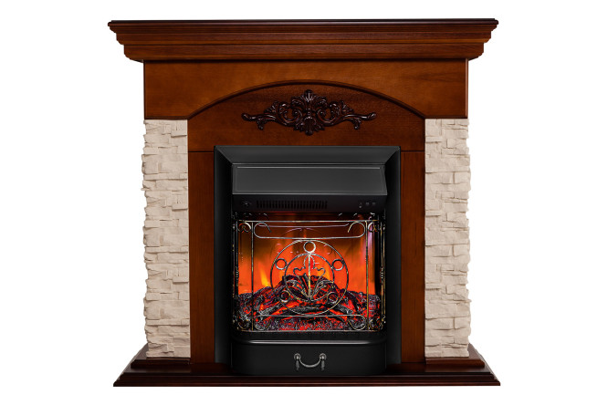 Каминокомплект RealFlame Naepolis STD NT + Majestic-S LUX BL SHB
