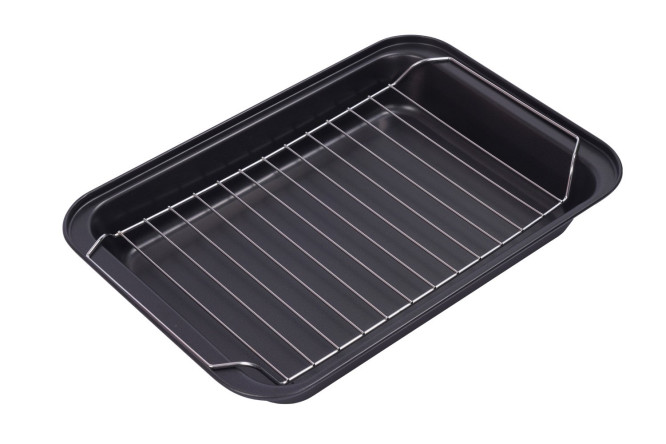 Изображение товара Форма для запекания HOFF Tasty с решёткой 37х5х25 см, 2 предм.
