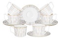 Чайный набор Lefard Aurora 6 перс., 12 предм., Фарфор