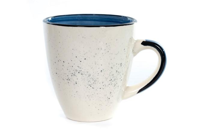 Изображение товара Кружка Elrington Аэрограф Речной бриз 400 мл из керамики, синий