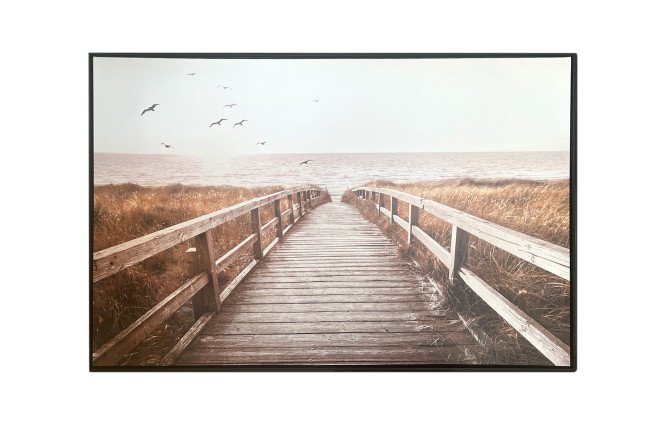 Изображение товара Репродукция в раме Берег 123х83 см
