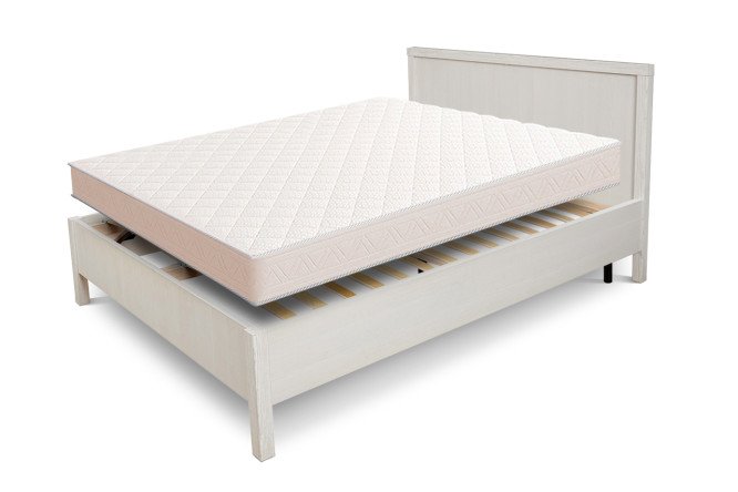 Кровать Bauhaus в комплекте с матрасом MILDEX Capri 90х200 см