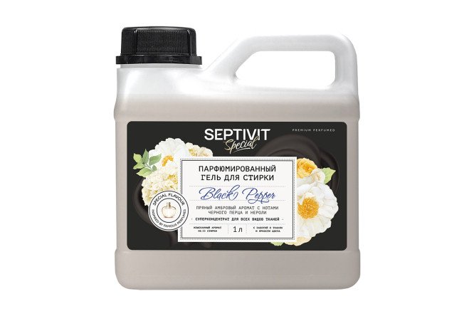 Изображение товара Гель для стирки Special Black Pepper 1000 мл - эффективное средство для белья