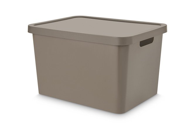Изображение товара Контейнер с крышкой Stafi Terra 27.7x22x37 см, 18 л для хранения