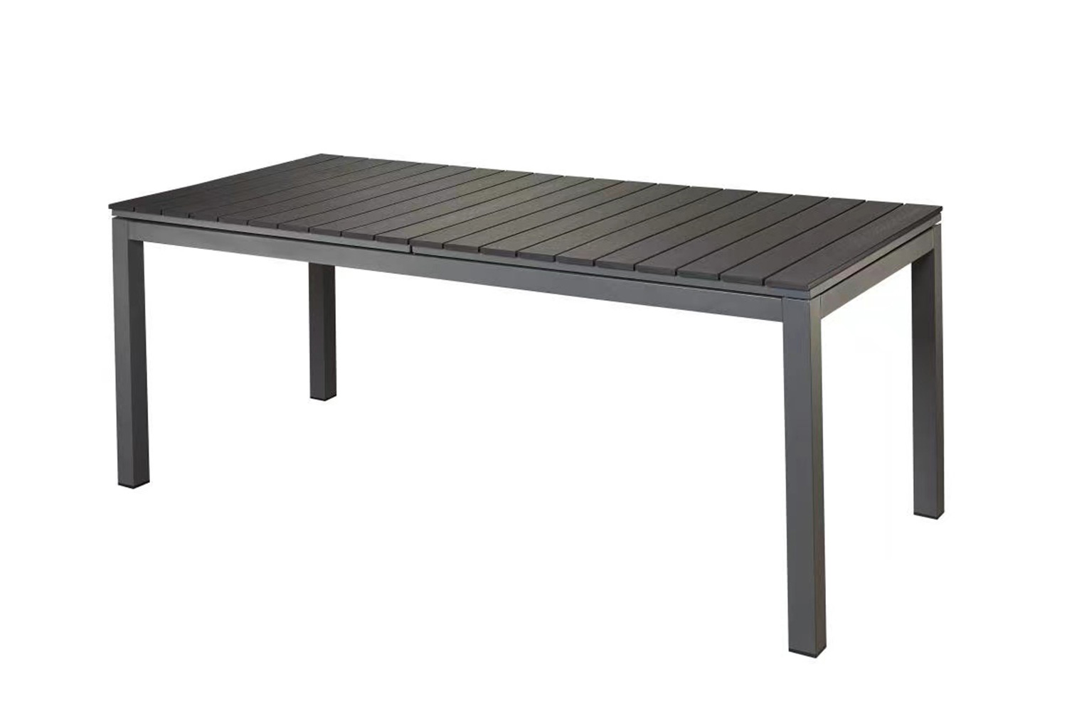 Table Square: 240cm x 100cm x 75cm - стол коричневый