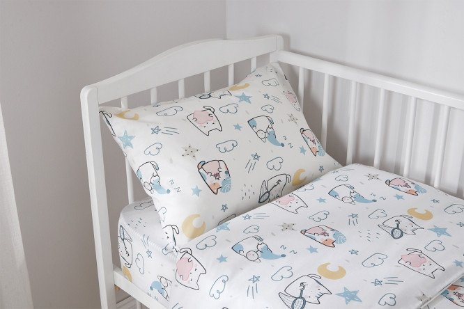 Комплект постельного белья MICASA kids Cats 112х147 см