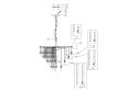 Светильник подвесной MAYTONI DECORATIVE LIGHTING Neoclassic Linn 14 кв.м., 60х103х60 см, E14