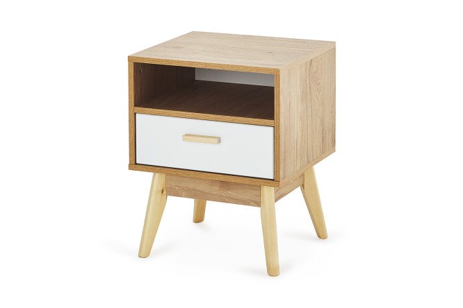 Изображение товара Тумба прикроватная SCANDICA Хортен 44х57х40 см бланж ЛДСП МДФ