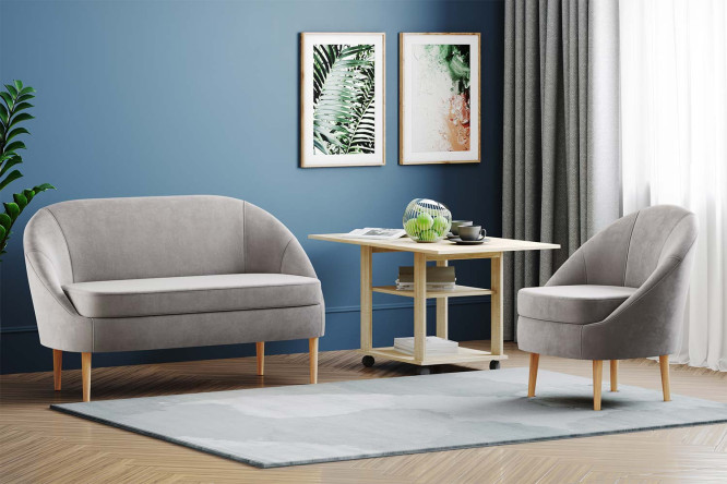 Изображение товара Диван и кресло Комо - стильный мебельный комплект для уютного интерьера