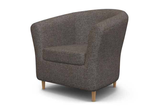 Изображение товара Кресло Евро Лайт с обивкой из рогожки и максимальной нагрузкой 120 кг