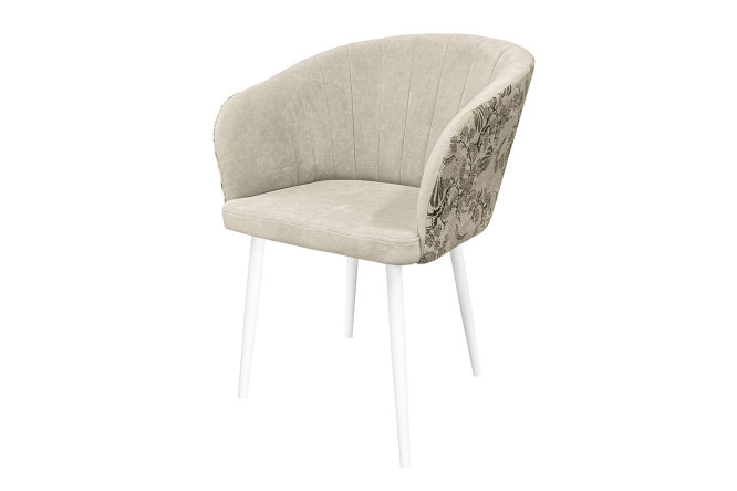 Изображение товара Стул Верона 60х83х61 см с велюровой обивкой и металлическими ножками