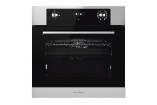 Электрический духовой шкаф KUPPERSBERG High-Tech HO 677 BX, чёрный, нержавеющая сталь 59.5х59.5х56.5 см