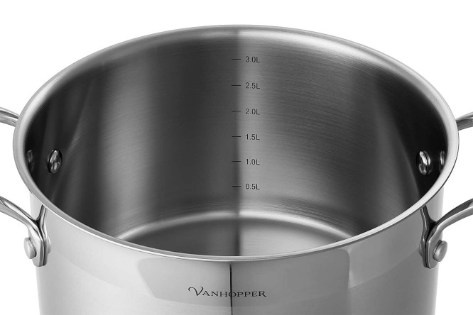 Кастрюля с крышкой VANHOPPER Versailles 3.6 л