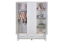 Шкаф трёхсекционный Simple с ящиками 160.4х210х58.8 см