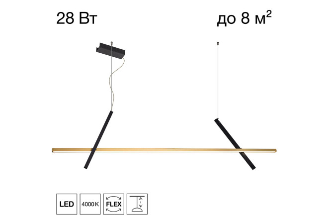 Изображение товара Люстра CITILUX Pixel 8 кв.м., LED, 152 см
