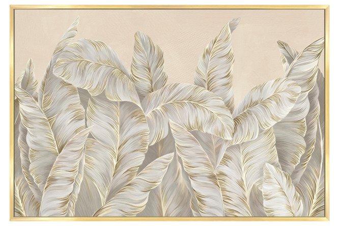 Изображение товара Репродукция в раме Белое золото 89х60 см качественная настенная картина