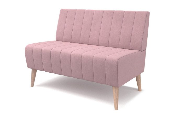 Изображение товара Стильный розовый диван Норман 112х82х68 см для дома и офиса