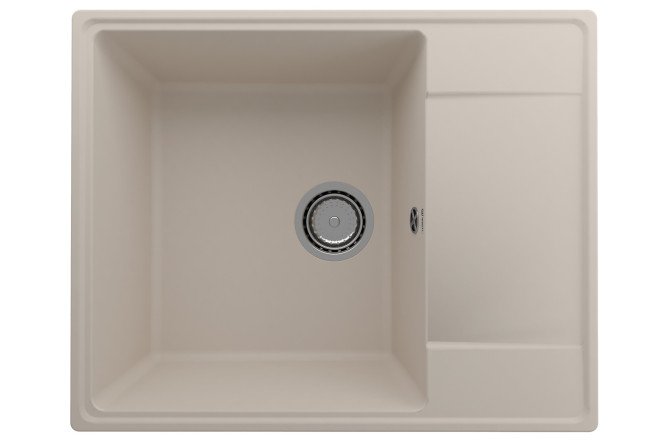 Изображение товара Мойка ULGRAN Quartz Prima 605-02 с крылом кварцевый композит 48,5х60,5 см