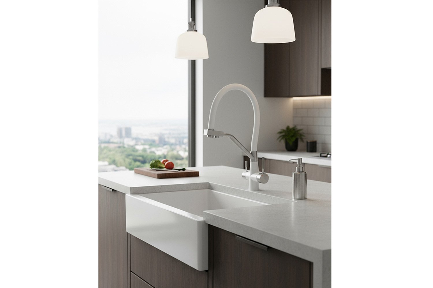 Смеситель для кухни ARGOTECH Solid 35-11 с гибким изливом и с подключением к фильтру