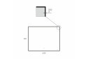 Зеркало с LED-подсветкой BOND Куб M36ZE-10080 100х80 см