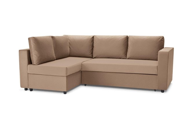 Изображение товара Угловой диван-кровать Мансберг с механизмом Дельфин и спальным местом 143х204 см