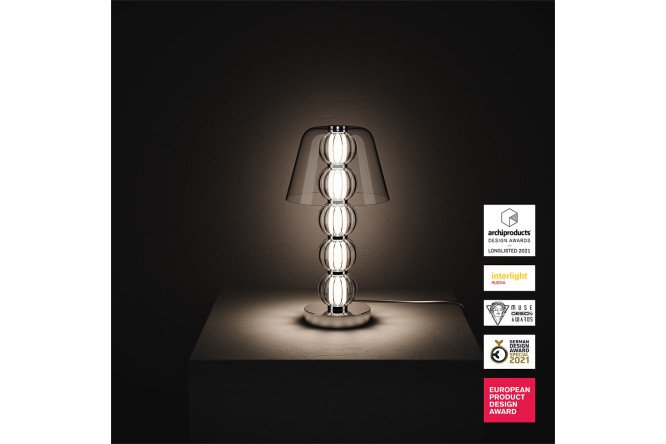 Светильник настольный MAYTONI Maytoni Amulet MOD555TL-L9CH4K LED, 25x45.2x25 см