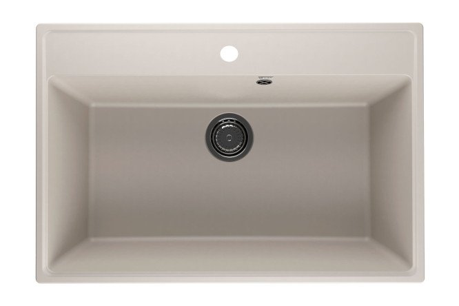Изображение товара Врезная кухня мойка Forte 760-02 из кварцевого композита 76x51x22 см