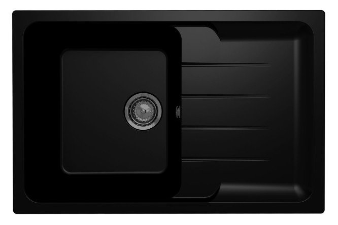 Изображение товара Врезная мойка Gerda с крылом 78x51x22 см из кварцевого композита