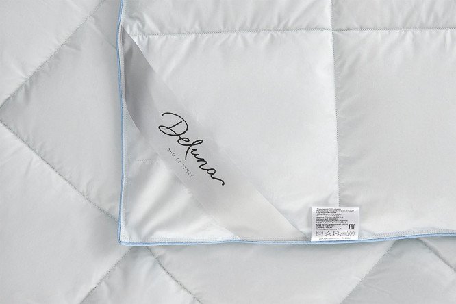 Одеяло DELUNA Puro hydrocotton Пух/перо 150х200 см, 1,5 спальные
