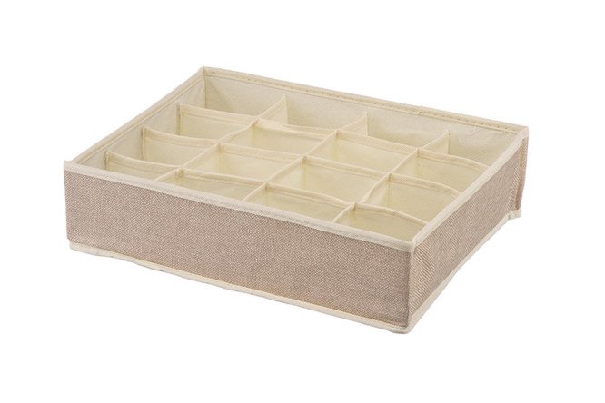 Изображение товара Короб-органайзер для хранения вещей Лён 35x9x27 см