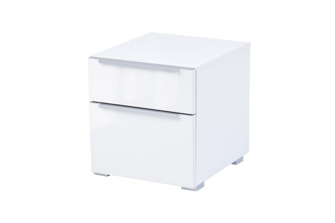 Изображение товара Тумба Интро из ЛДСП со стеклянными фасадами, 40,4х43,2х45 см