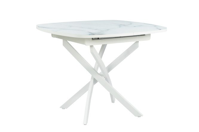 Изображение товара Раздвижной стол Стайл 98x77x98 см с увеличением до 128 см