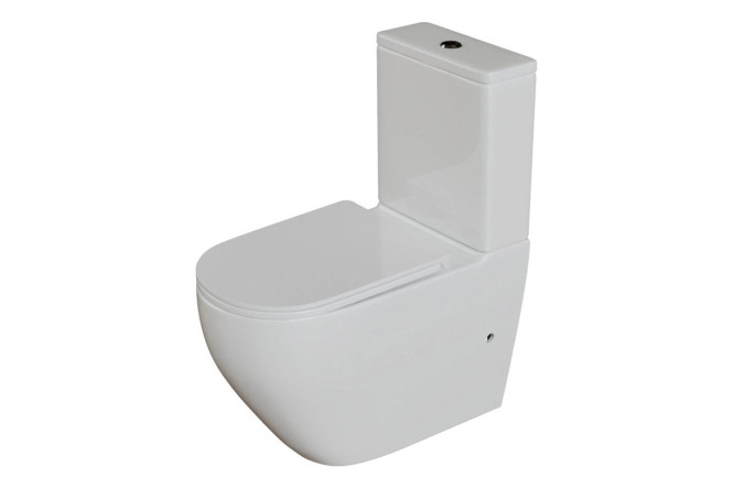 Изображение товара Унитаз-компакт напольный WAVE Neo Tornado 1.0 39х85.5х66 см белый глянец