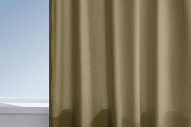 Изображение товара Штора HOFF Цветочный луг 145х300 см зеленая для интерьера