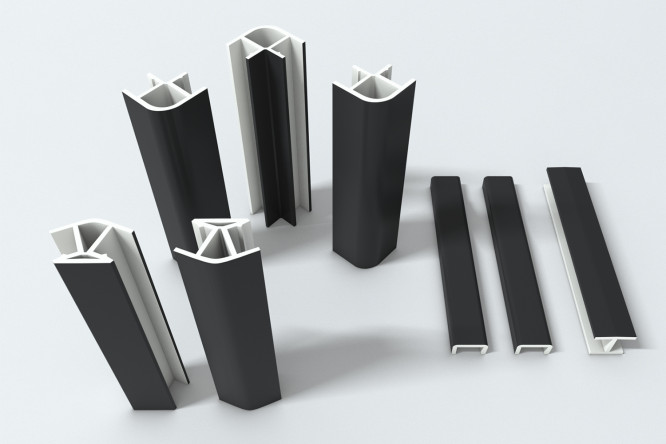 Изображение товара Комплект заглушек из ПВХ с соединителями угловыми 90, 135 и 180 градусов