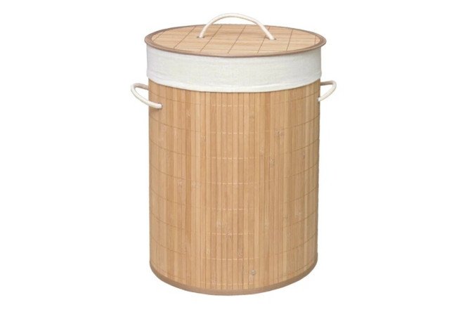 Изображение товара Корзина для белья For home с крышкой 35х60х35 см