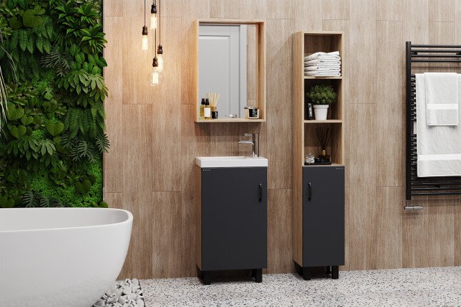 Изображение товара Ванный гарнитур  Тимбер 45, серый