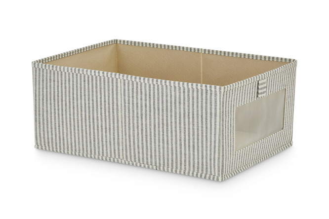 Изображение товара Короб HOFF Stripe для хранения вещей 41x17x28 см универсальный