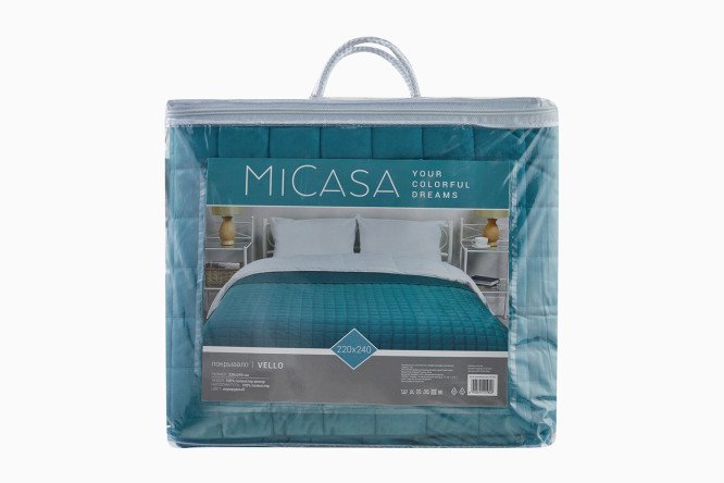 Покрывало MICASA Vello 220х240 см, Велюр