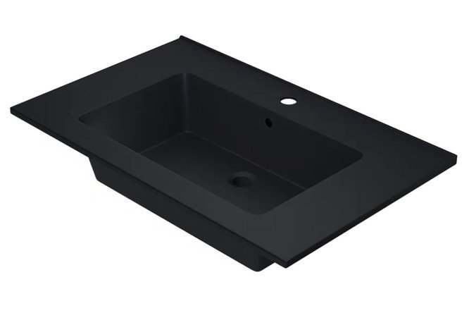 Изображение товара Раковина для ванной Parma Quartz 291003004 Полувстраиваемая, 76.5х15.8х47.5 см