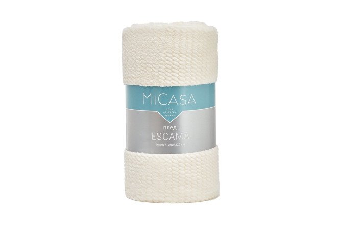 Фото 7 Плед MICASA Escama Полиэстер, 140х200 см