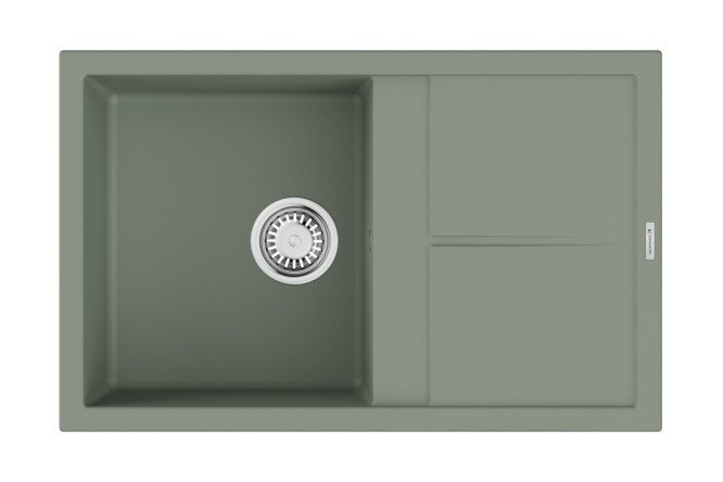 Изображение товара Врезная мойка OMOIKIRI Sumi 79A-WG с крылом, 79х50х20 см