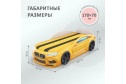 Кровать-машина с подъёмным механизмом Ромео-М 70х170 см цвет жёлтый