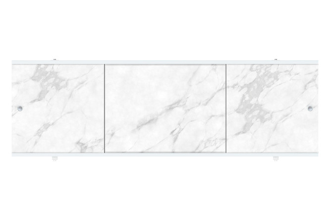 Изображение товара Экран под ванну Premium Collection Прохлада 168х56 см раздвижной из ПВХ и алюминия